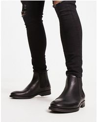 Jack & Jones - Leather Chelsea Boot - Lyst