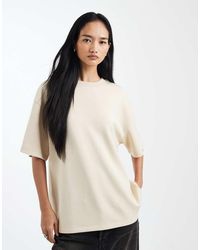 ASOS - Soft Touch Cupro Oversized T-Shirt - Lyst