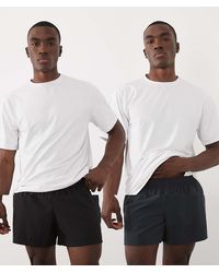4505 - Icon 5 Inch Quick Dry Training Shorts With Zip Pockets 2 Pack - Lyst