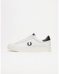 Fred Perry - Spencer - baskets unisexes en cuir - Lyst