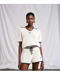adidas - Originals X Asos Crochet Knitted Shorts With Contrast Trim - Lyst