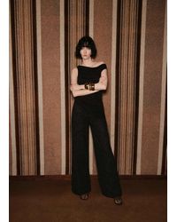 Mango - – carmen – wide-leg-jeans aus 100% baumwolle - Lyst