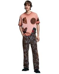 Desigual - Short-Sleeved Patchwork T-Shirt - Lyst