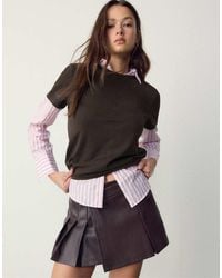 Stradivarius - Basic Regular Soft-Touch T-Shirt - Lyst