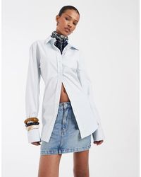 & Other Stories - Pure Cotton Poplin Shirt With Back Tie Detail - Lyst