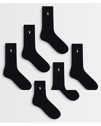 Polo Ralph Lauren - Icon Logo 6 Pack Crew Socks - Lyst