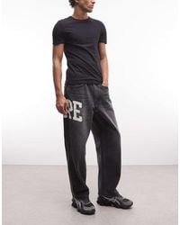 Aape By A Bathing Ape - Aape By A Bathing Ape Loose Fit Denim Jeans - Lyst