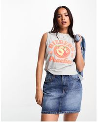 ASOS - Tank Top With Justin Bieber Peaches License Graphic - Lyst