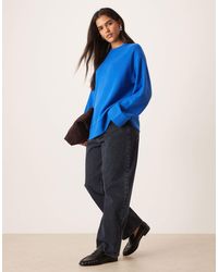 ASOS - Supersoft Split Hem Sweatshirt - Lyst