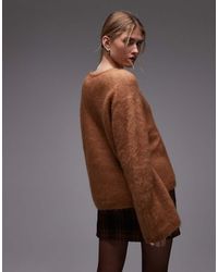 & Other Stories - Wool And Mohair Blend Drop Shoulder Jumper - Lyst