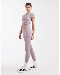 adidas Originals - Workout Essentials Full-Length Knit Leggings - Lyst