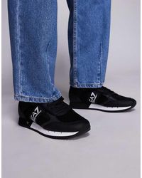 EA7 - Armani Logo Trainers - Lyst