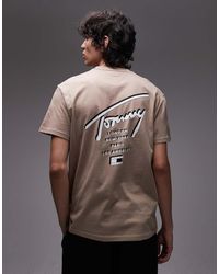 Tommy Hilfiger - Regular Back Print Signature T-shirt - Lyst