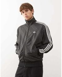 adidas Originals - Firebird Loose Monogram Track Top - Lyst