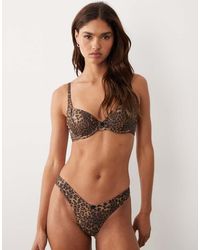ASOS - Kitty High Leg Ultra-cheeky Bikini Bottom - Lyst