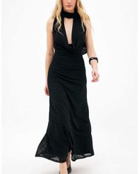 NA-KD - Halterneck Maxi Dress - Lyst