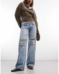 Levi's - Superlow Loose Jeans With Rips - Lyst