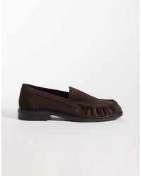 SEQWL - Cadilliac Faux Suede Penny Loafers - Lyst
