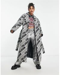 Collusion - Plus All Over Print Formal Coat - Lyst
