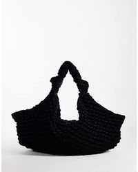 ASOS - Textured Velvet Shoulder Bag - Lyst