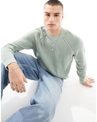 Abercrombie & Fitch - Heavyweight Crew Neck Knit Jumper - Lyst