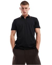 SELECTED - 3/4 Zip Polo - Lyst