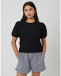 Brave Soul - Textured Jersey Short Sleeve T-Shirt - Lyst