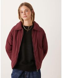 ASOS - Puffer Jacket With Top Collar - Lyst