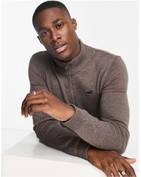 hollister heavyweight crewneck sweater