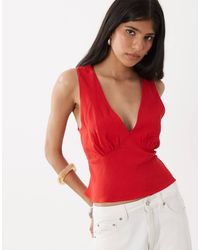 ASOS - Top Allacciato Al Collo - Lyst