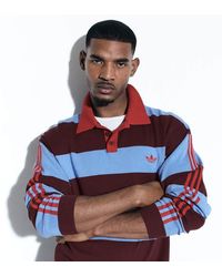 adidas Originals x ASOS - Knit Rugby Polo Shirt - Lyst