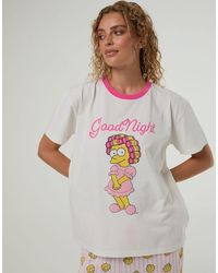 Skinnydip London - The Simpsons X Lisa Pyjama With Eye Mask - Lyst