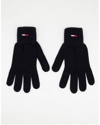 Tommy Hilfiger Basic Rib Gloves - Black