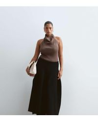 ARRANGE - Curve Knit Sculpted Tulip Midaxi Skirt - Lyst