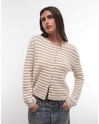 Monki - Exclusive Compact Knitted Cardigan - Lyst