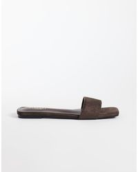 SIMMI - Simmi London Anika Embossed Slip On Flat Sandals - Lyst