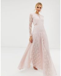 coast lyndsie lace maxi dress