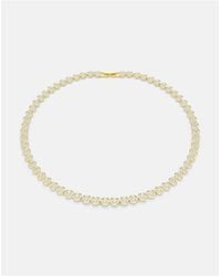 Swarovski - Una Angelic Necklace, Round Cut, Small, -Tone Plated - Lyst