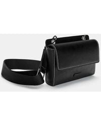 Pull&Bear - Borsa A Tracolla Nera - Lyst