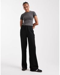 Vero Moda - Textured Jersey Pull On Pants - Lyst