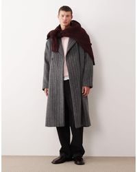 ASOS - Oversized Wool Look Overcoat - Lyst