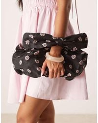 sister jane☆Dallas Jewels Jacquard Mini バッグ【UK発】 Sister Jane DALLAS JEWELS MINI BAG - Handbag - black
