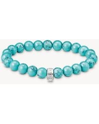 Thomas Sabo - Zilveren Armband Met Imitatie Kralen - Lyst