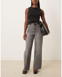 New Look - Adalae - jean large à taille haute - Lyst