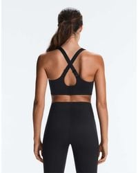 Oysho - High-support Compressive Crossover Back Sports Bra - Lyst