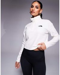 The North Face - Polar Corto Con Cremallera Corta Y Logo Glacier De - Lyst