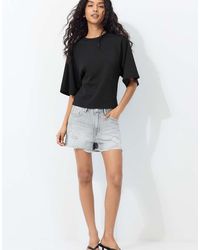Stradivarius - Soft-Touch Short Sleeve T-Shirt - Lyst