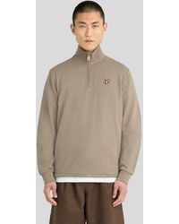 Lyle & Scott - Mid Layers Loopback Quarter Zip Sweat - Lyst