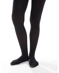 Lindex - 60 Denier Chevron Pattern Tights - Lyst