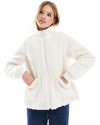 Threadbare - – jacke aus teddyfell - Lyst